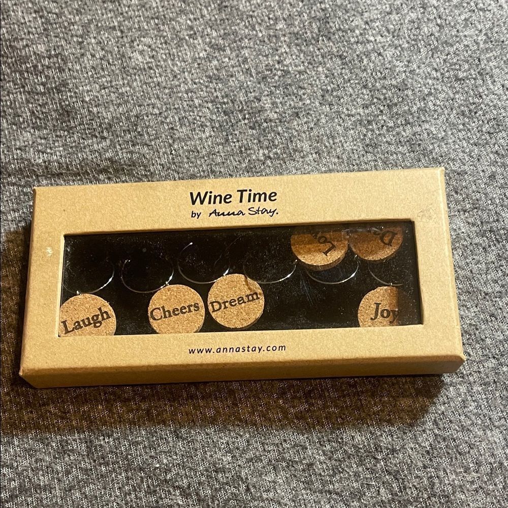 Wine Time Cork wine bottle hangers